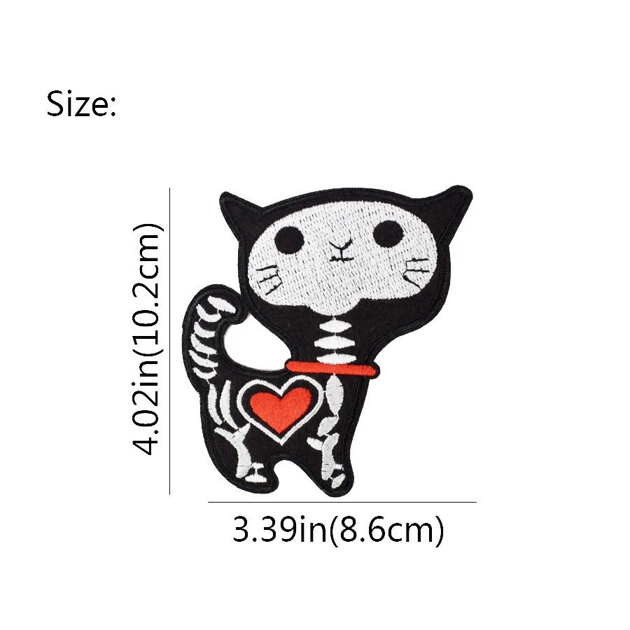 10 шт. патчи с вышивкой в виде кошки|Заплатки| |
