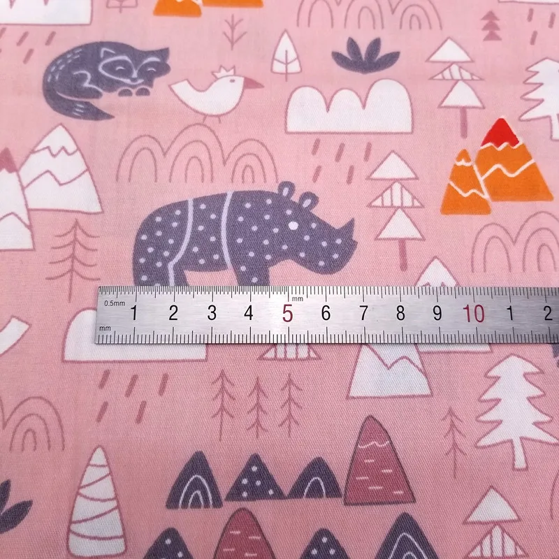 Прямая поставка мягкая хлопковая ткань для платьев рукоделия текстиль шитья