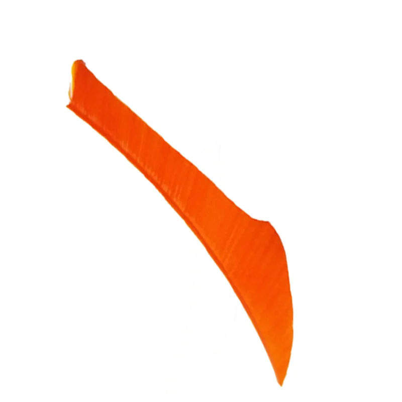 Orange 50 шт. натуральные перья Туки 4 дюйма перья для стрел правое крыло лопатки для наружного лука охота стрельба Arcehry аксессуары - Цвет: Orange