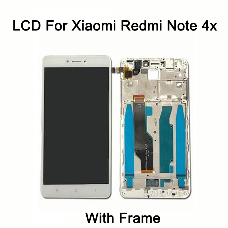 Note 4x дисплей для Xiaomi Redmi 4X ЖК-экран сенсорный экран дигитайзер Рамка 4 Глобальный