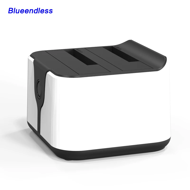 Жесткий диск случай 2 Bay чехол сатиновый низ жесткий Externo HDD 5 Sata USB 3 0 HD с