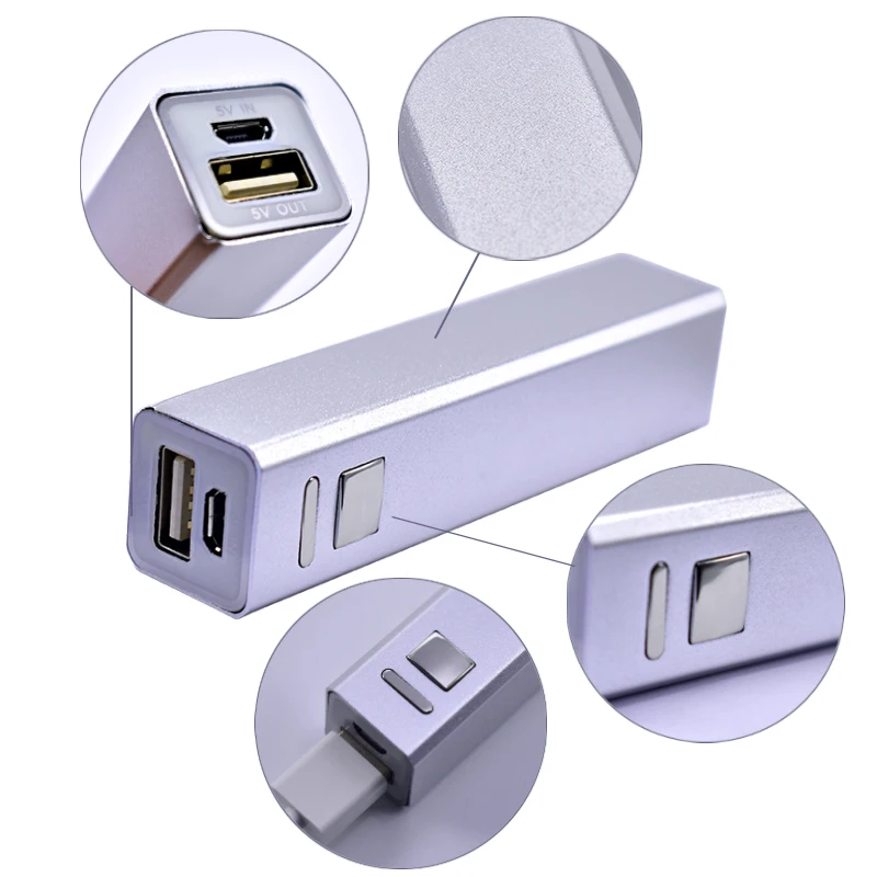 3000 мАч Внешний аккумулятор 18650 USB Внешнее мобильное зарядное устройство для iPhone