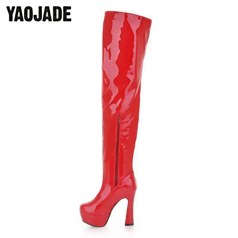 Модные женские ботинки на высоком каблуке Осень зима 2018 г. Высококачественные