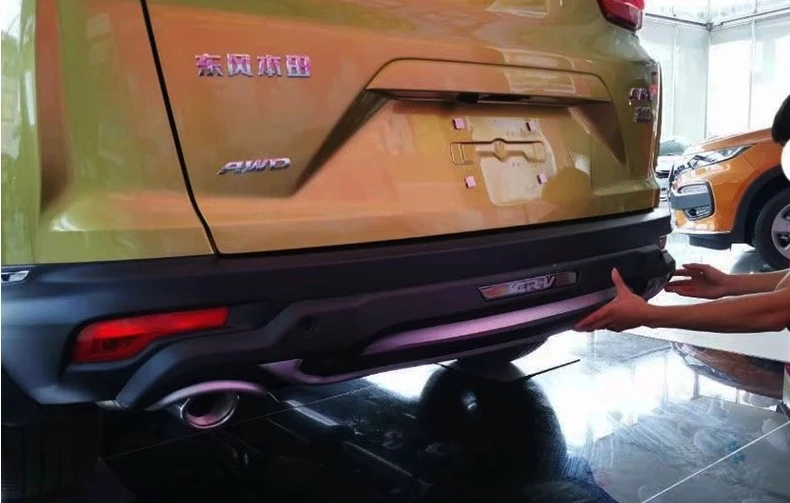 Авто бампер для Honda CR V CRV 2017 2018 Высокое качество ABS защитная пластина передние +