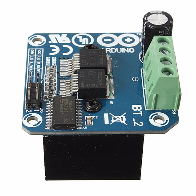 Полупроводниковый BTS7960B DC 43A 5 в двойной h-мост модуль драйвера двигателя для arduino