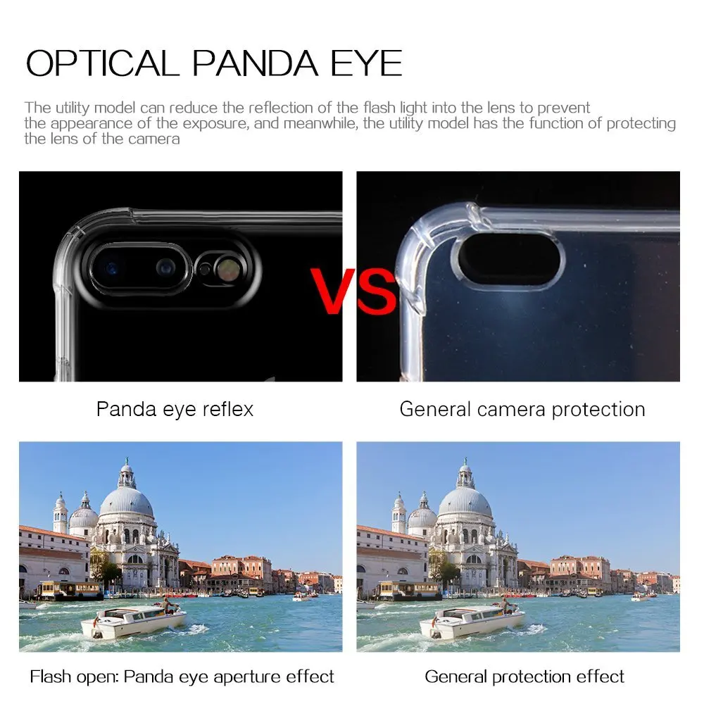 Чехол для iPhone 8 Plus чехол 7 [амортизация] усиленные углы на мягком бампере из ТПУ