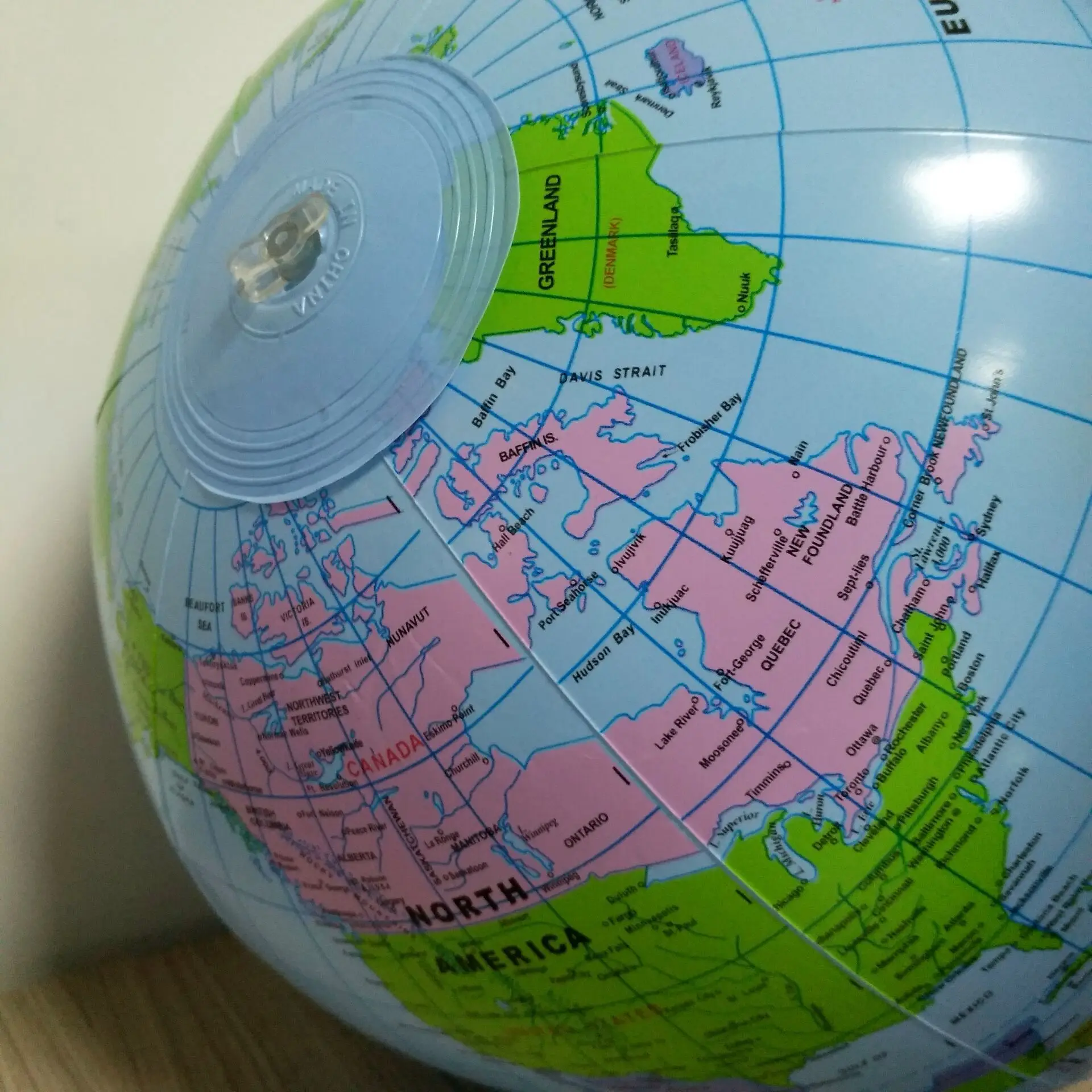 16 inches Inflatable World Globe Map Balloon Ball Earth Tellurion Home Decorative Ornament Beach Play Toys Kids Toy|Воздушные шары и