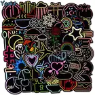 Наклейки неосветильник аниме-иконы, 50100 шт., милые наклейки для детей для ноутбука, чемодана, гитары, велосипеда, автомобиля, мотоцикла, скейтборда