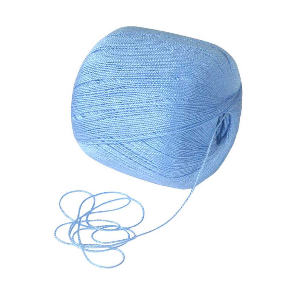 Мерсеризованный хлопок шнур нить ПРЯЖА Вышивка Вязание крючком кружева DIY Нитки