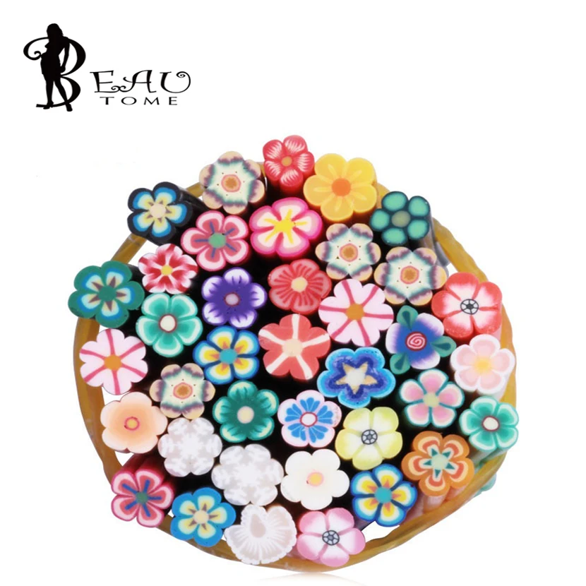 50 шт. наклейки для дизайна ногтей Fimo рождественские фрукты 3D украшения