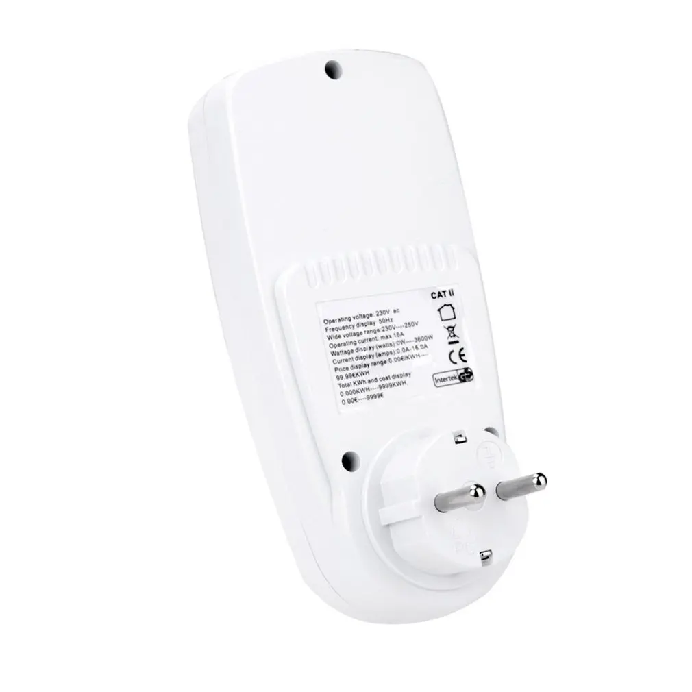 Большой ЖК разъем Мощность метр выход мощность мониторинга напряжение