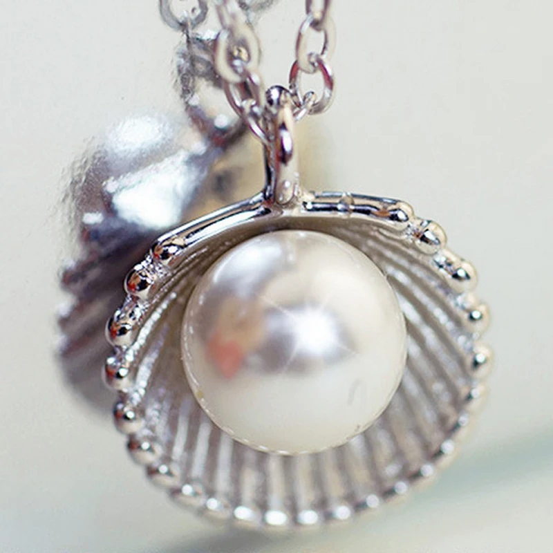 Starland 2016 Лето стиль 1 шт. Элегантный Прекрасно Круглый Имитация pearl White Gold Plated Sandbeach