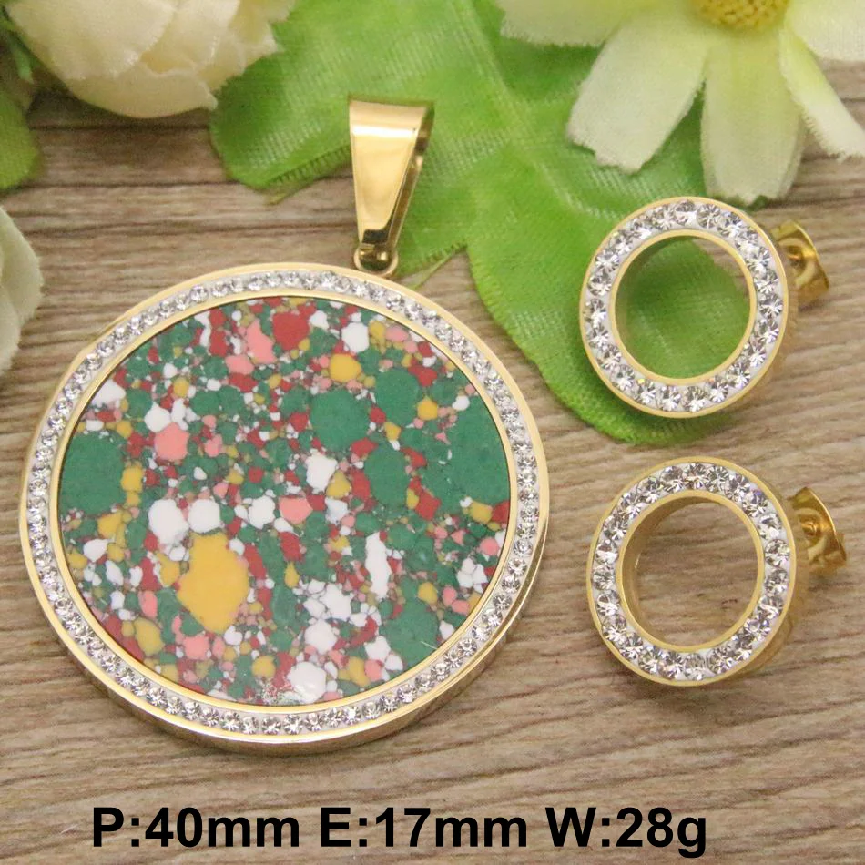 Комплект женских украшений из нержавеющей стали 6 видов|stainless steel jewelry set|steel setjewelry