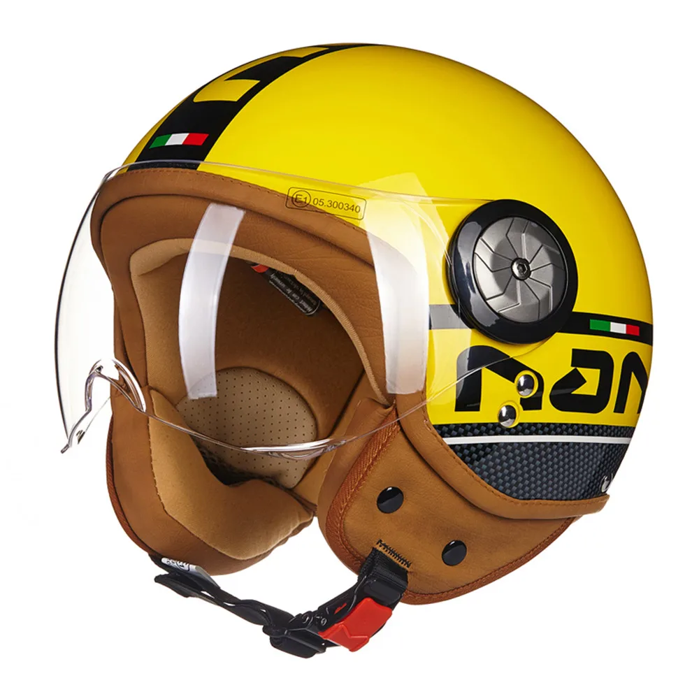 BEON moto rcycle шлем 3/4 с открытым лицом винтажный реактивный шлем 11021 moto Casque Casco moto cicleta Capacete скутер шлемы ECE