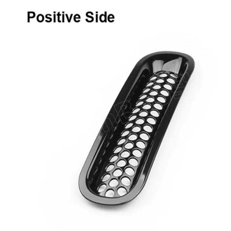 

best selling a set 7pcs Grid Decprative Circle front Grille Black Mesh Cover for jeep wrangler JK Rubicon07-15 without lock hole