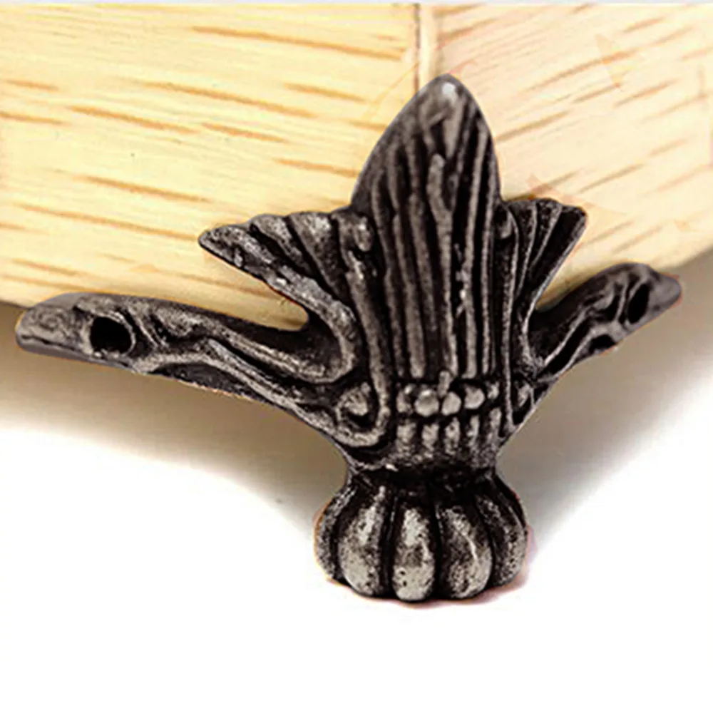 Новинка 4 шт. антикварная латунная Подарочная коробка для ювелирных изделий