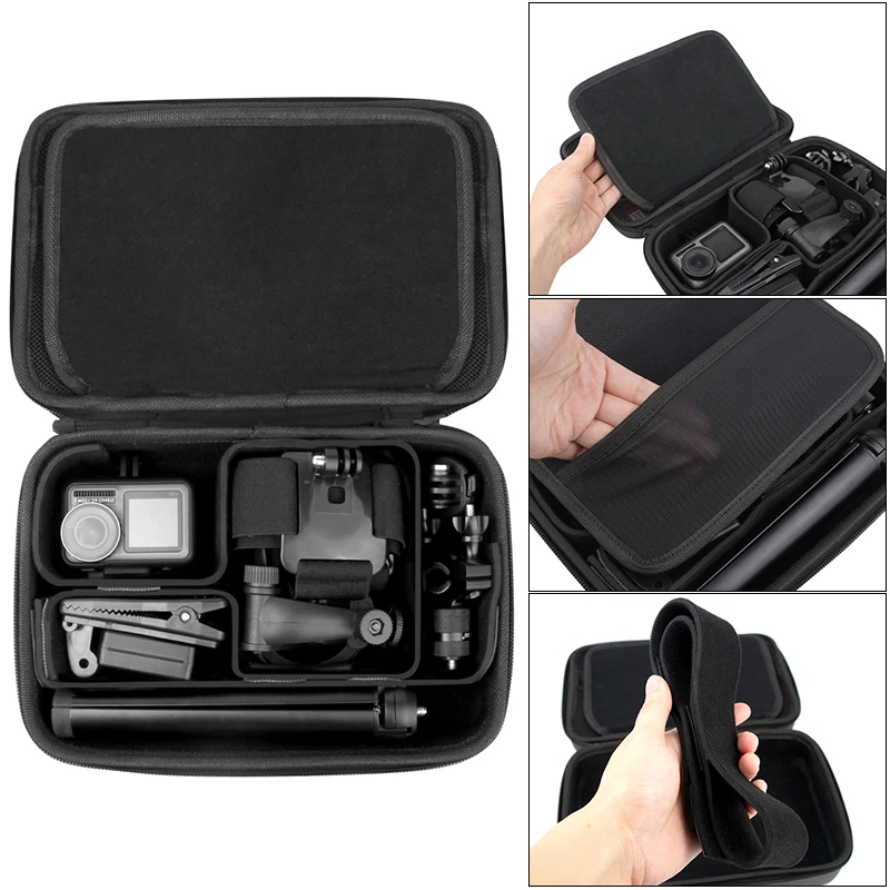 

DJI OSMO набор спортивной экшн-камеры коробка для хранения Портативный чехол для переноски DIY аксессуары EVA PU водонепроницаемый