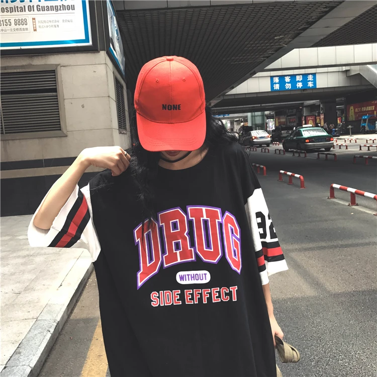 NiceMix harajuku сетчатый дизайнер плюс размер футболки летний Стиль брендовая Повседневная футболка camisetas mujer футболки женская одежда Корейский