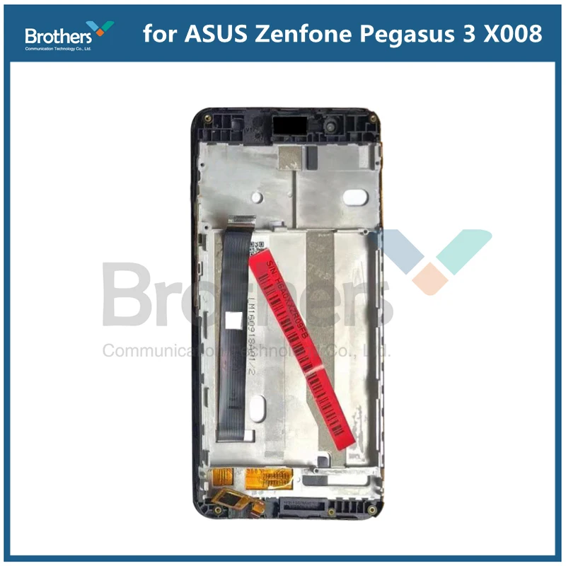 Сенсорный экран для ASUS Zenfone Pegasus 3 X008 ЖК-дисплей с рамкой панель дигитайзер сборка