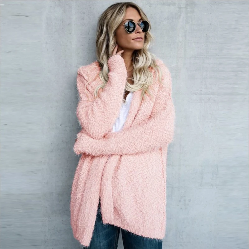 Long Cardigan Women Sleeve Knitted Sweater Cardigans Autumn Winter Womens Warm Sweaters Coat 2018 Jersey Mujer Invierno |