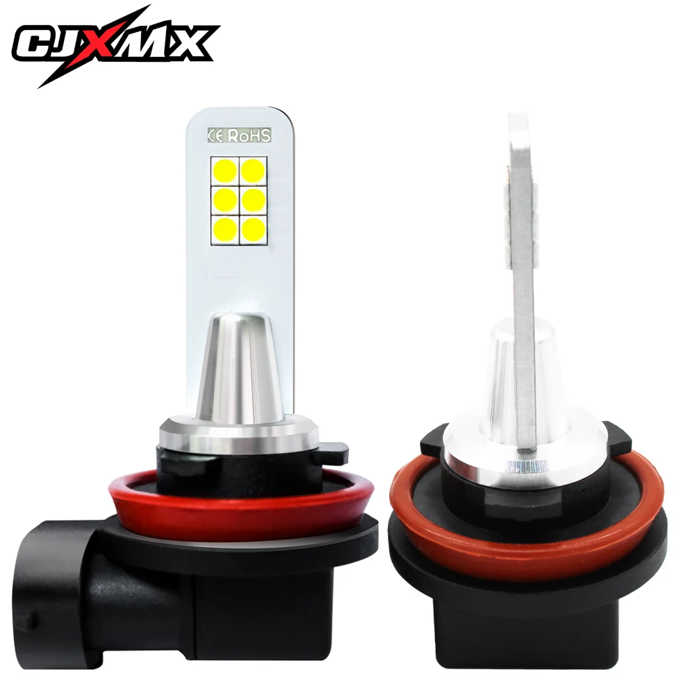 CJXMX 2 шт. H8 H11 9005 HB3 9006 HB4 Автомобильный светодиодный противотуманный Светильник