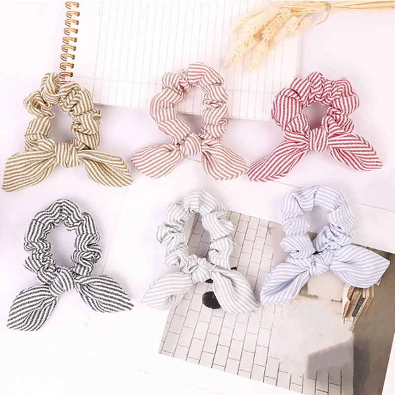 1 шт. женская летняя полосатые повязки на голову резинка для волос завязка лента