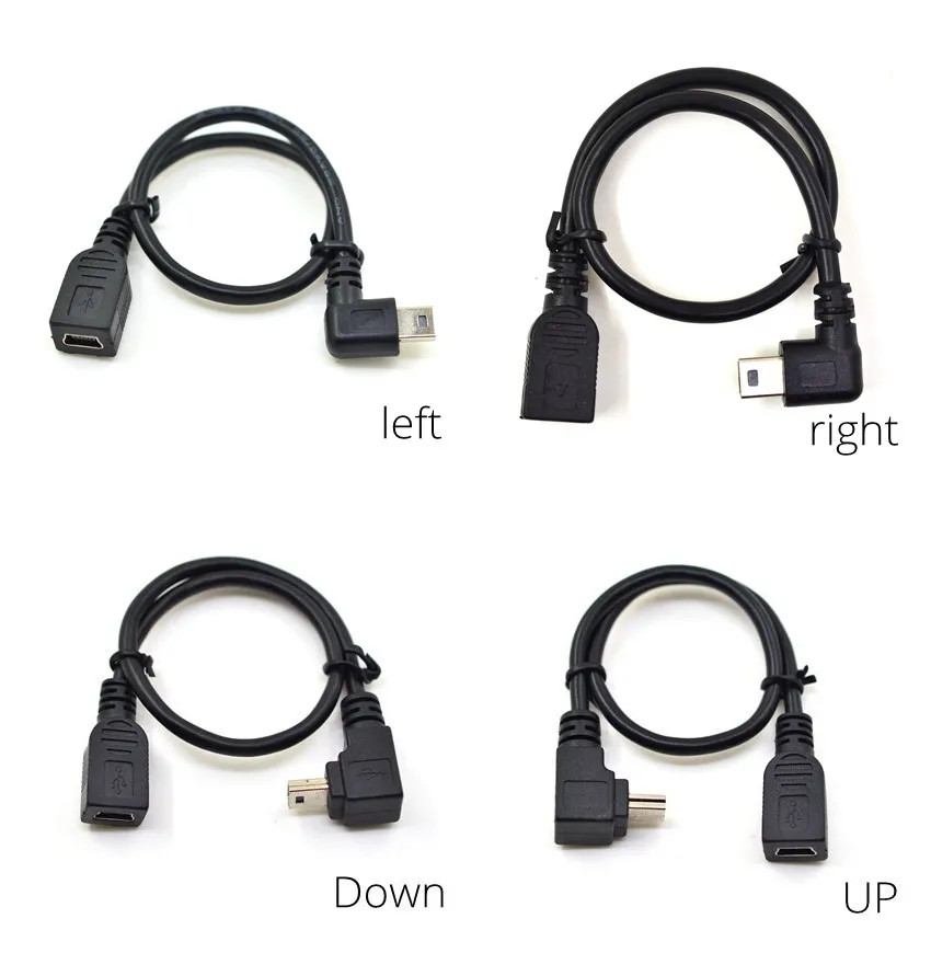 20 см 90 градусов правый левый и вертикальный угловой мини USB 3. 0 5 контактный