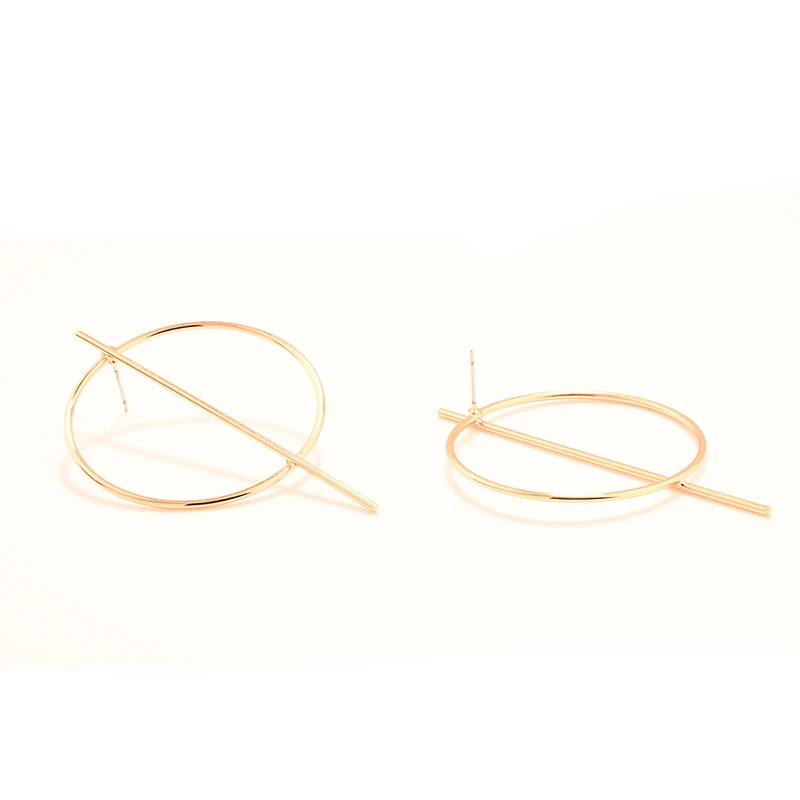 Европейский клуб изделия личность большой круг кулон Серьги Круглый