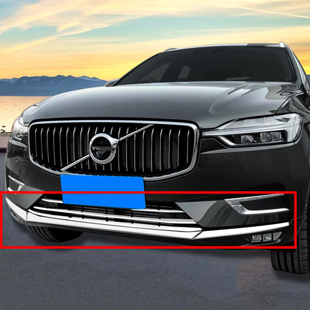 AITWATT для Volvo XC60 XC 60 Нержавеющая сталь Передняя Центральная Нижняя гоночная решетка решетчатый каркас полосы передние полосы для бампера
