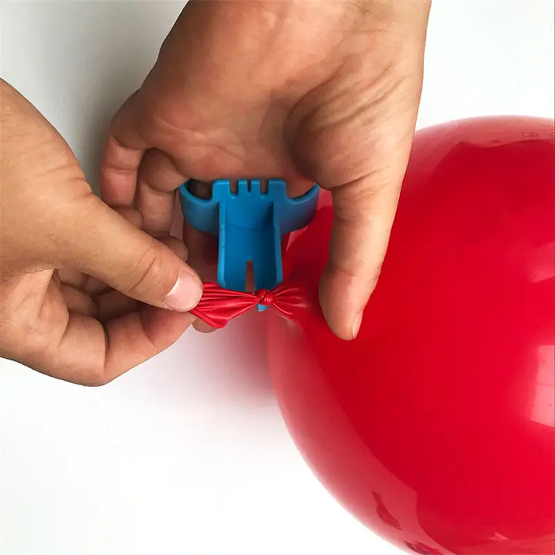 4 шт. пластиковые аксессуары для воздушного шара случайного цвета воздушный шар