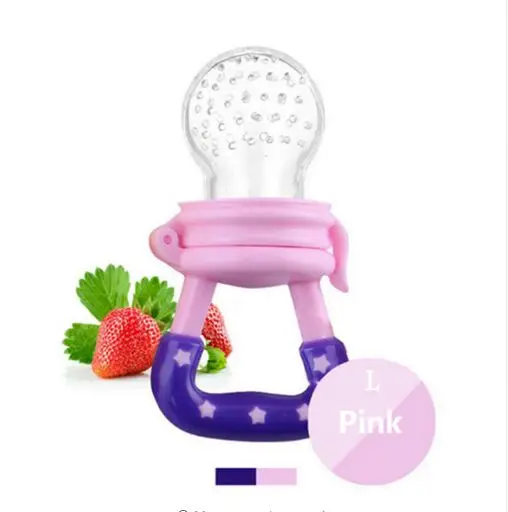 Pacifier Pink L Детская соска для кормления свежих продуктов, Детская соска для кормления фруктов, безопасные детские продукты, соска для кормления, пищевая добавка, соска для кормления - Цвет: Pacifier Pink L
