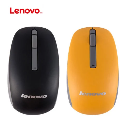 

LENOVO N130 Wireless Bluetooth Black/Orange Mouse Support Official Test 1000dpi Wireless Mice