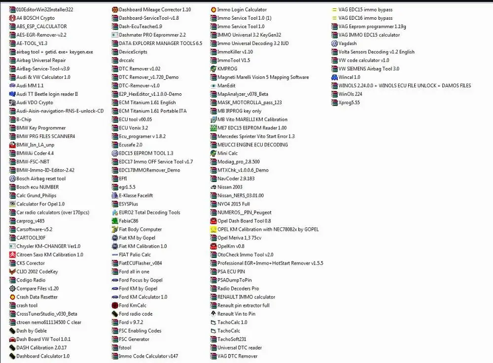 170 ECU регулирующее программное обеспечение + 10 Гб ЭБУ свалки (после экстракта) (dpf egr