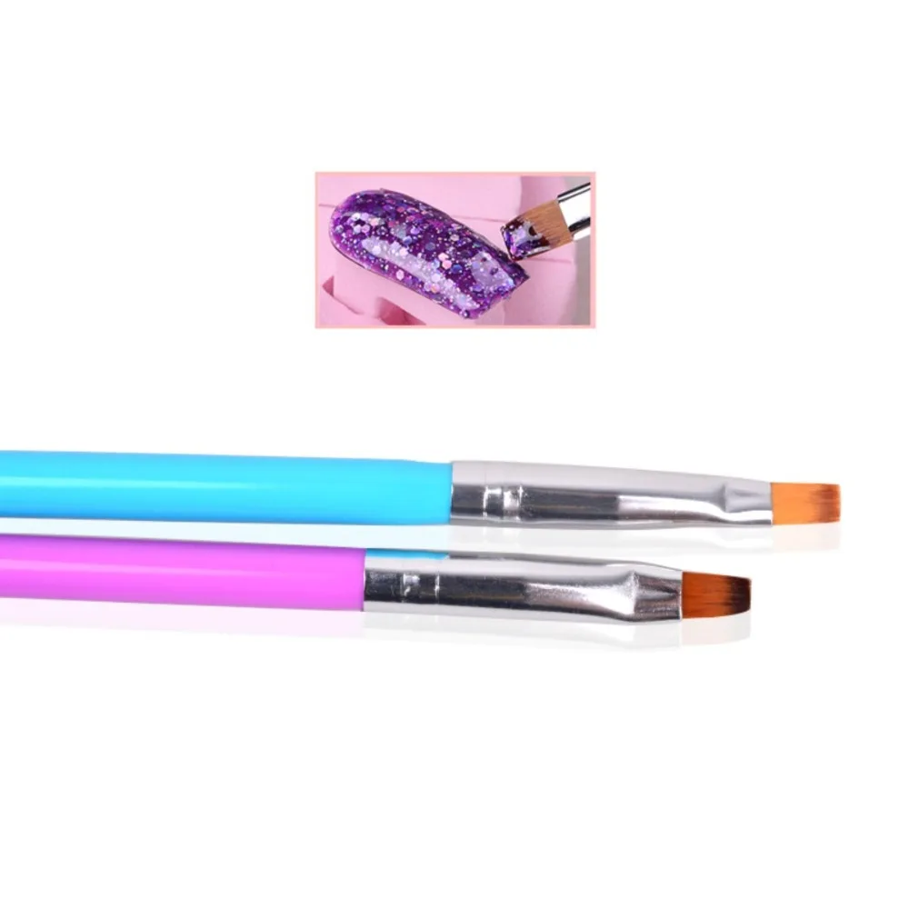 2 шт. деревянные УФ гель лаки для ногтей|brush nail|nail art drawing pennail tools |
