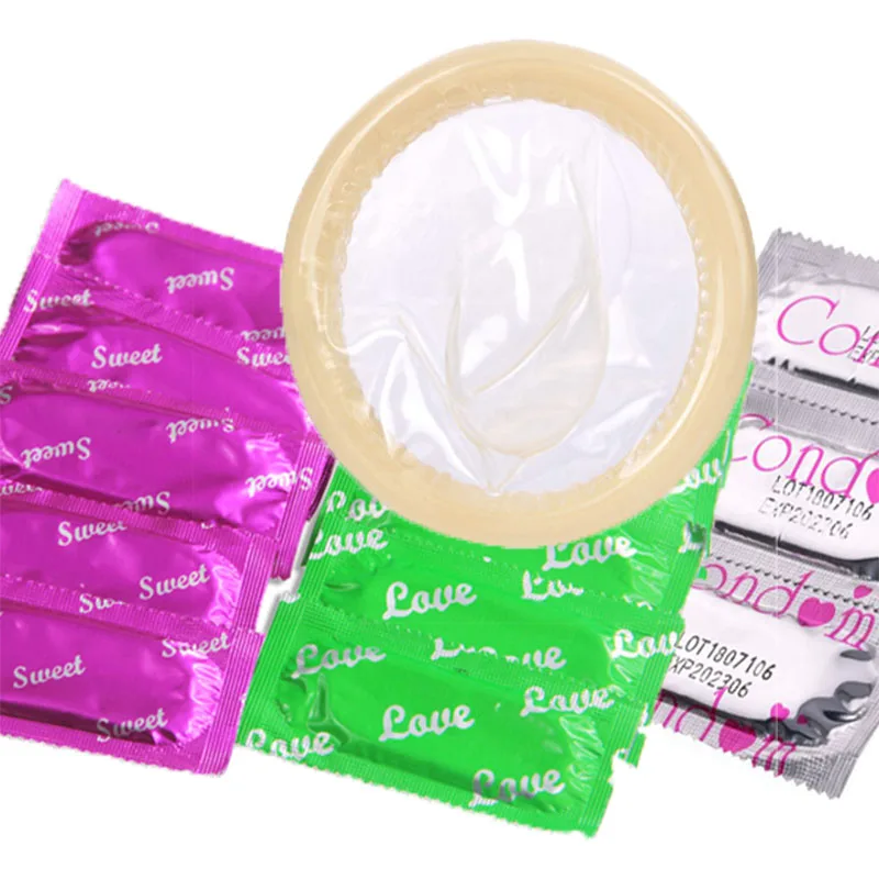 Оптовая продажа 100 шт./лот презервативы с задержкой натуральный долговечный