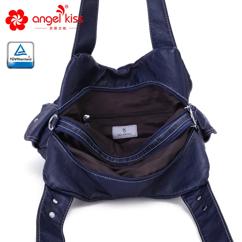 Angelkiss Брендовая женская сумка из мягкой кожи модная через плечо 2019 летняя новая |