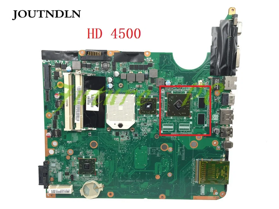 Материнская плата JOUTNDLN для ноутбука HP Pavillion DV6 разъем S1 571188-001 DAUT1AMB6E1 DDR2 HD 4500