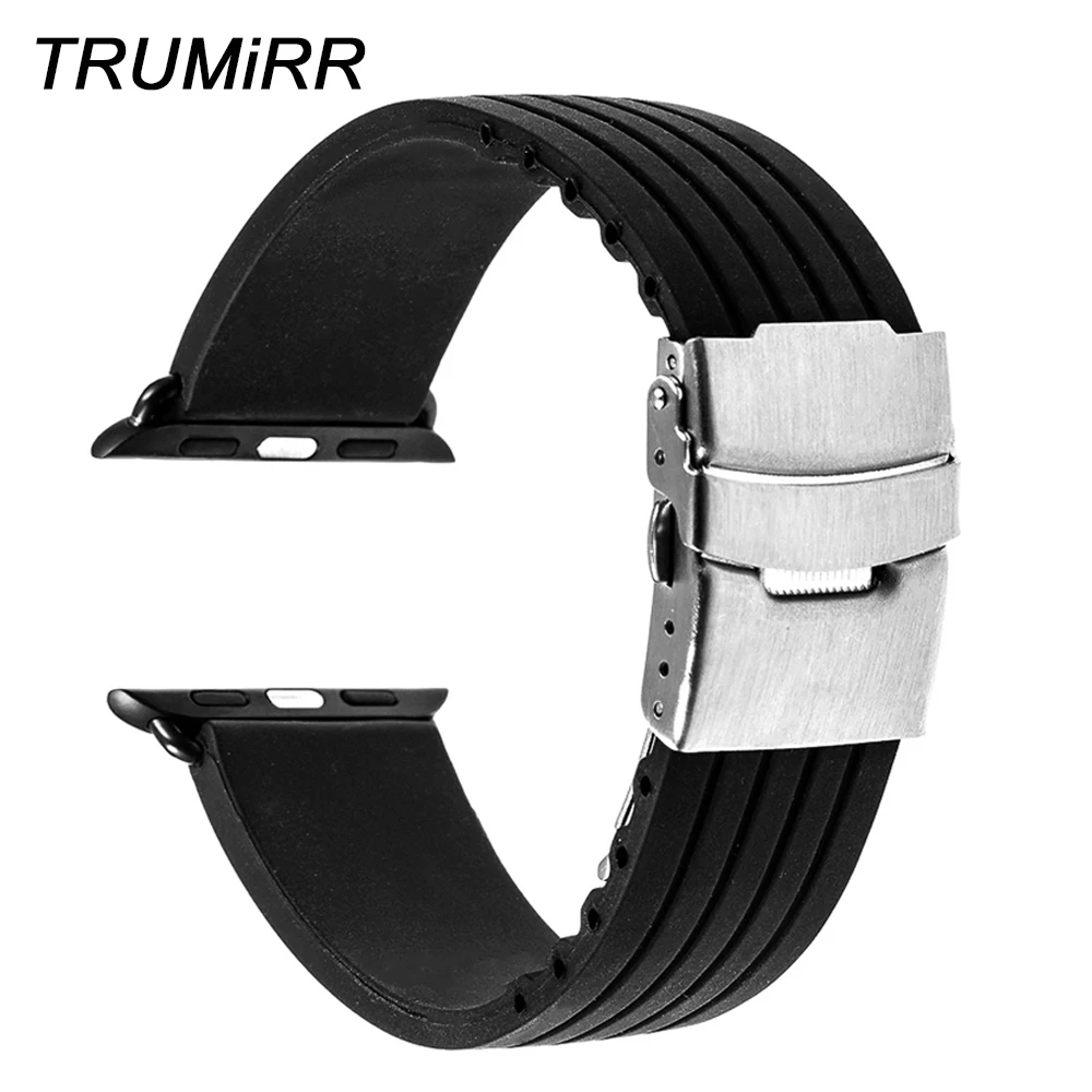 Ремешок силиконовый для iWatch Apple Watch Series 5 4 3 2 1 38/40/42/44 мм|rubber watchband|rubber for shoe solesrubber