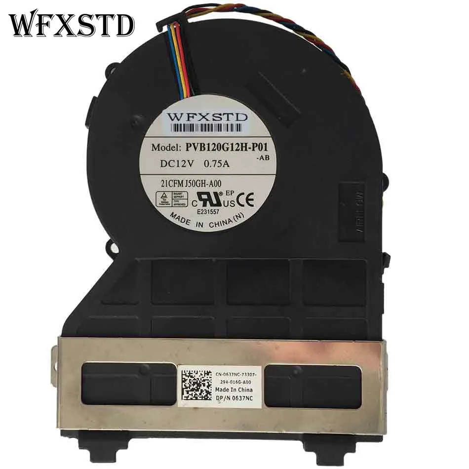 Новинка для Dell 390 790 990 SFF маленький вентилятор шасси PVB120G12H P01 0J50GH 0637NC/DC12V 0.75A 4