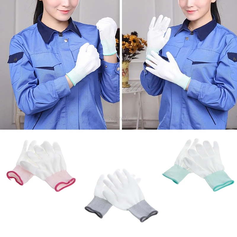 1Pair Anti Static Antiskid Glove PC Computer ESD Electronic Work Repair Gloves Drop Ship|Защитные перчатки| |