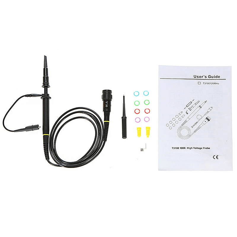 Hantek T3100 100 датчик осциллографа на МГц X100 пассивный высоковольтный зондовый осциллограф Аксессуары