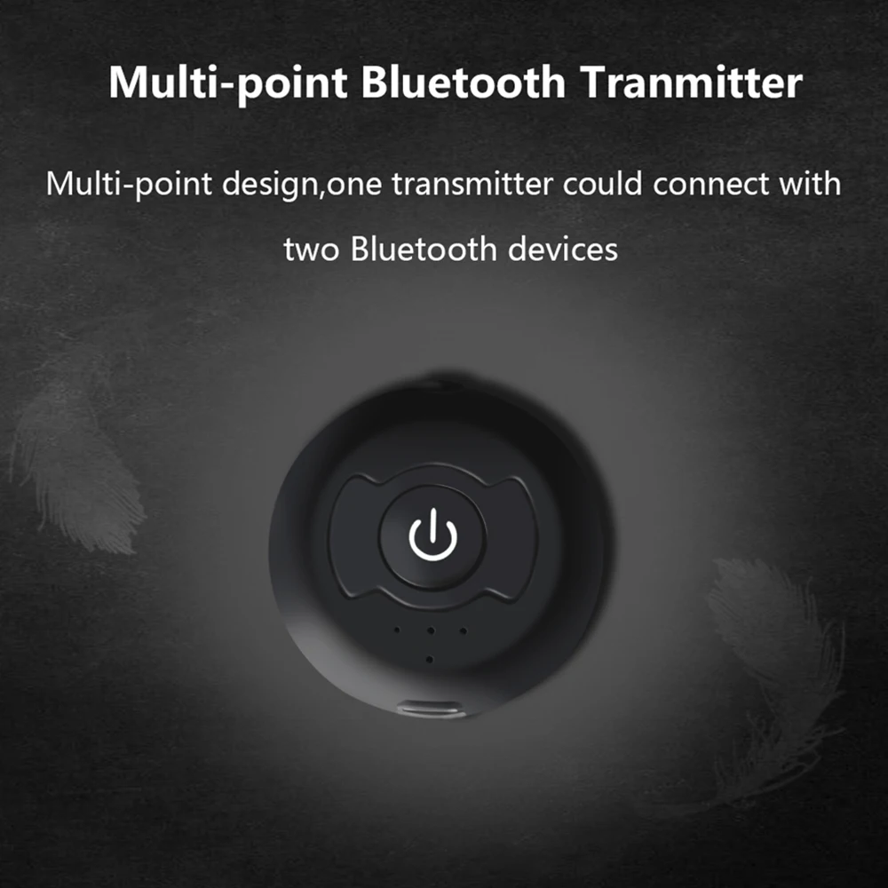 Bluetooth передатчик 4 0 многоточечный 3 5 мм стерео беспроводной адаптер аудио музыка