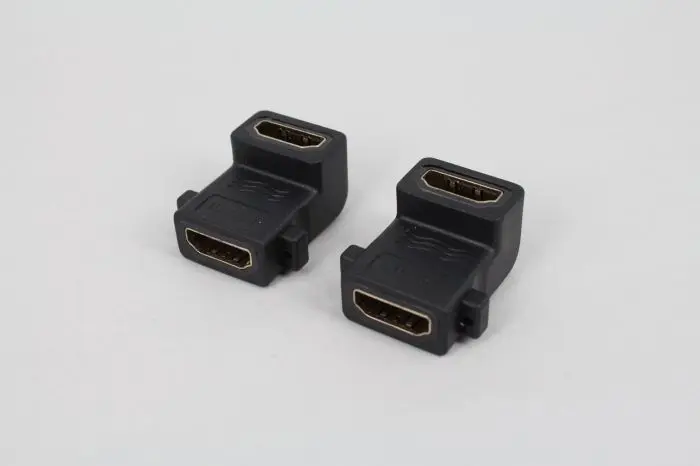 Удлинитель Dinto 10 шт./лот разъем HDMI гнездо-гнездо под углом 90 градусов F/F с
