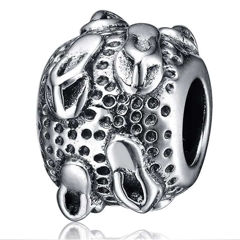 Aceworks/серебряные Резные тапочки очаровательные серебряные бусины 925 пробы для DIY