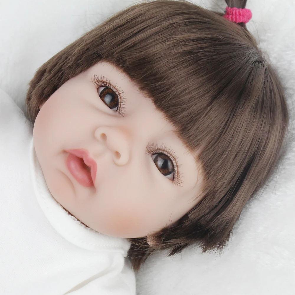 NPKDOLL 22 дюйма 55 см Reborn Baby toys мягкая силиконовая кукла костюм для детей подарок на