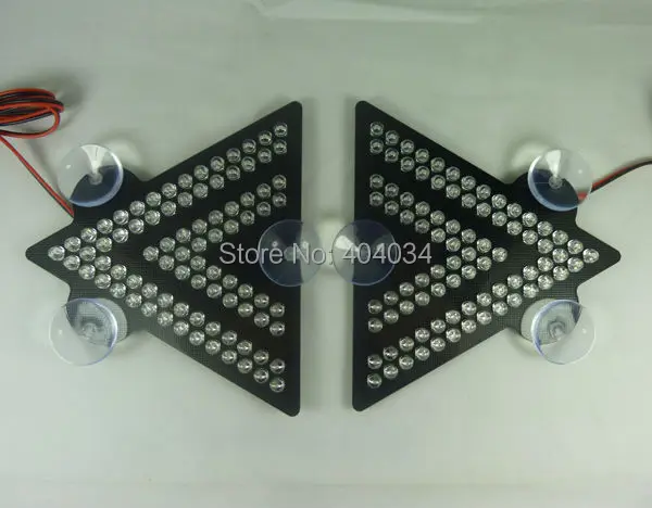 2 шт. 11X12.5cm 84led Автомобильный светодиодный сигнал поворота Индикатор светильник led