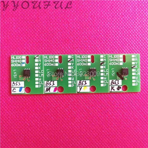 Экологически чистый картридж с чернилами чип BS3 для фотографий постоянный CMYK