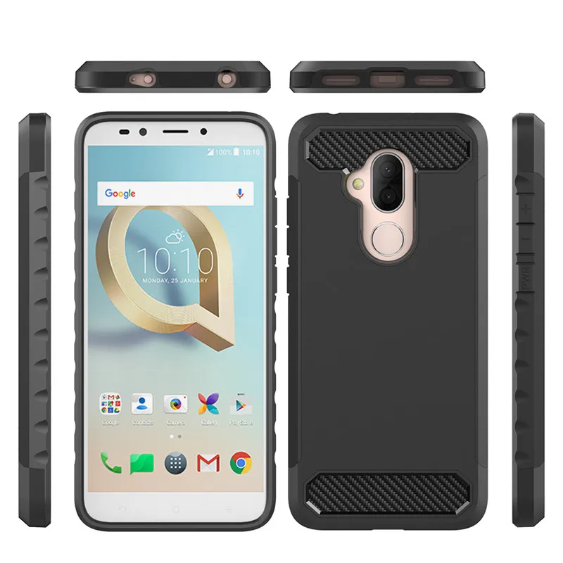 Броня чехол для alcatel 7 гибридная защита капли телефон оболочки Folio 6026 Вт REVVL 2 плюс (t