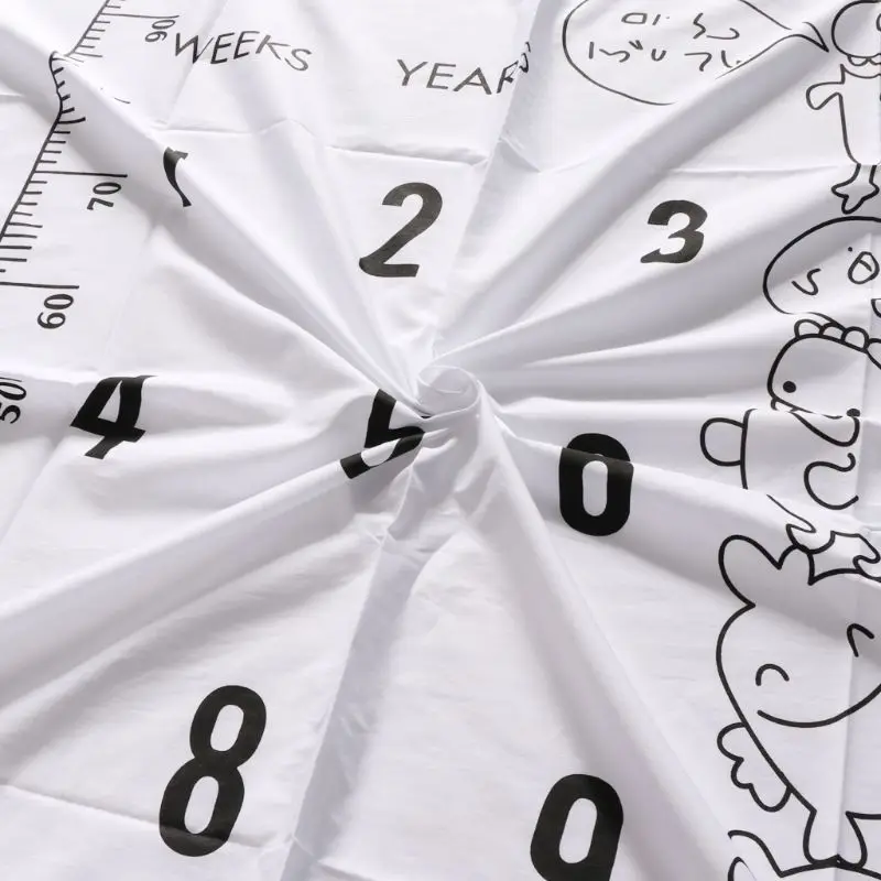 Новорожденный ребенок ежемесячный рост веха одеяло реквизит для фотосъемки фон
