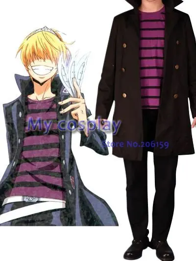 Аниме реборн Косплей Katekyo Hitman Reborn Belphegor косплей костюм мужской для вечеринки
